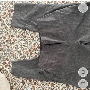 Loft curvy grey dress pants